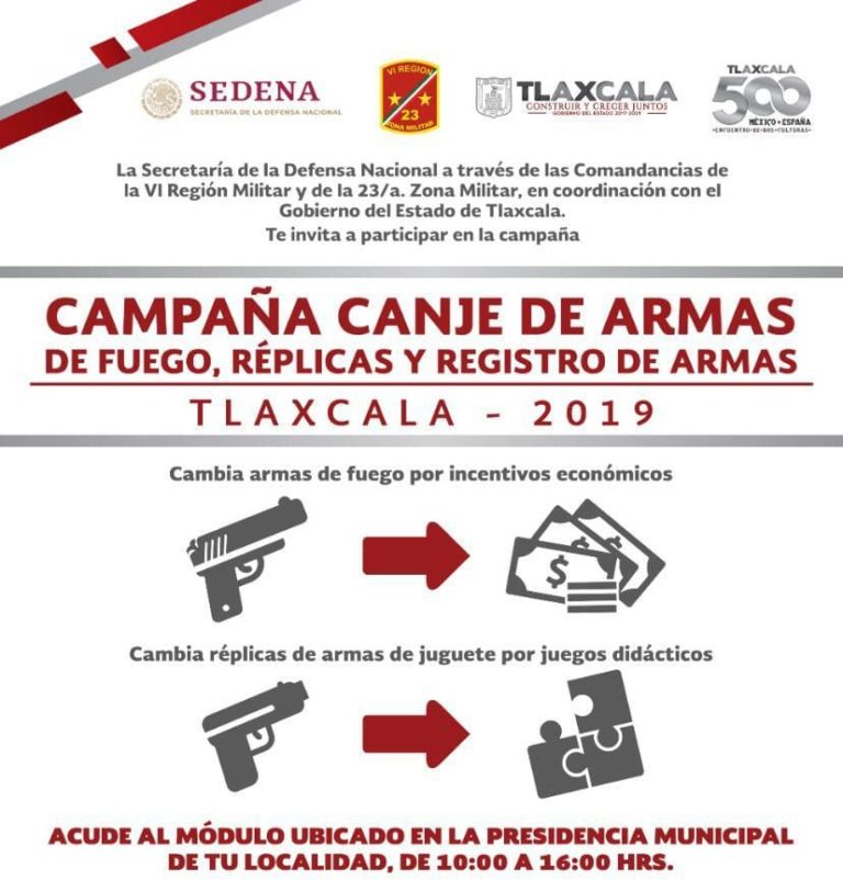 yauhquemehcan canje de armas