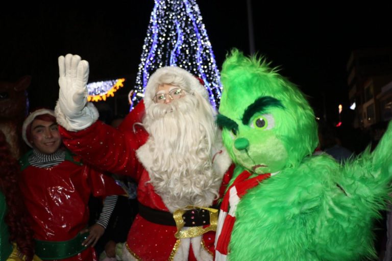 santa grinch